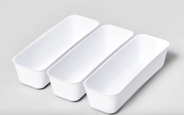 3pk Long Storage Trays -